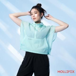 【Mollifix 瑪莉菲絲】林思宇_宇宙推薦_率性機能連帽防風上衣、瑜珈服(3色任選)