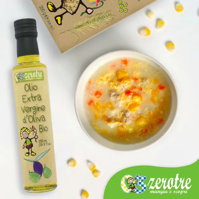 【ZeroTre】義大利 特級初榨橄欖油 6M+ 250ml(寶寶義大利料理系列)