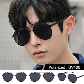 【SUNS】時尚飛行員偏光墨鏡 新潮流Polarized駕駛太陽眼鏡 男女適用 S941(輕量20g/防眩光/遮陽/抗UV400)