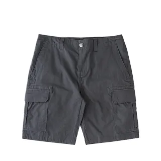 【Dickies】男款碳灰色純棉耐穿多口袋設計工裝短褲｜DK012963CH0