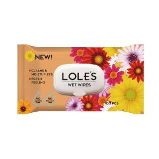 【LOLES】無酒精萬用潔膚濕紙巾-有蓋100片(繁花限定版)