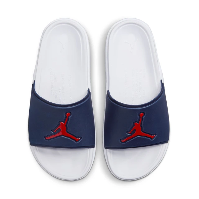 NIKE 耐吉 拖鞋 男鞋 運動 AJ 喬丹 JORDAN JUMPMAN SLIDE 藍白 FQ1598-402