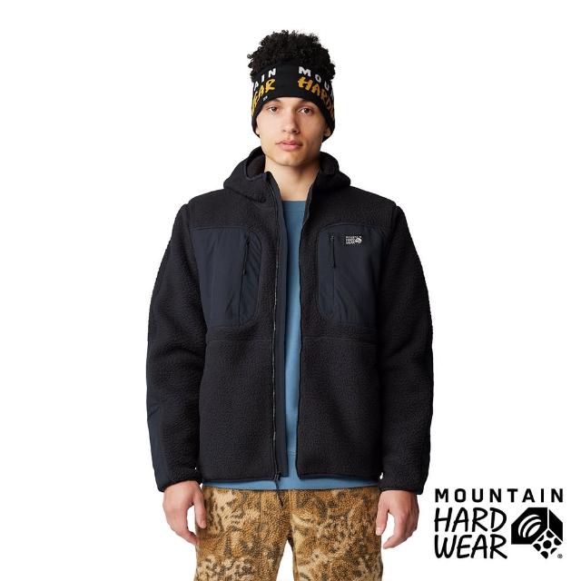 【Mountain Hardwear】HiCamp Fleece Hoody 刷毛保暖連帽外套 男款 黑 #2104181