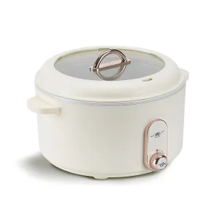 【MOLIJIA 魔力家】3L-M25 多功能美食料理不沾快煮電火電湯鍋(BY011025)