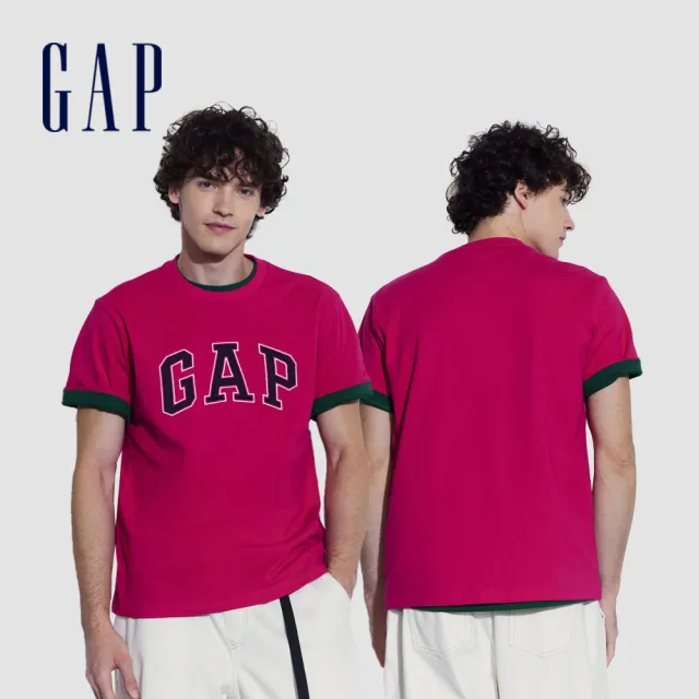 【GAP】男女裝 Logo圓領短袖T恤-多款任選(465273&460841&463174&460846&465581)