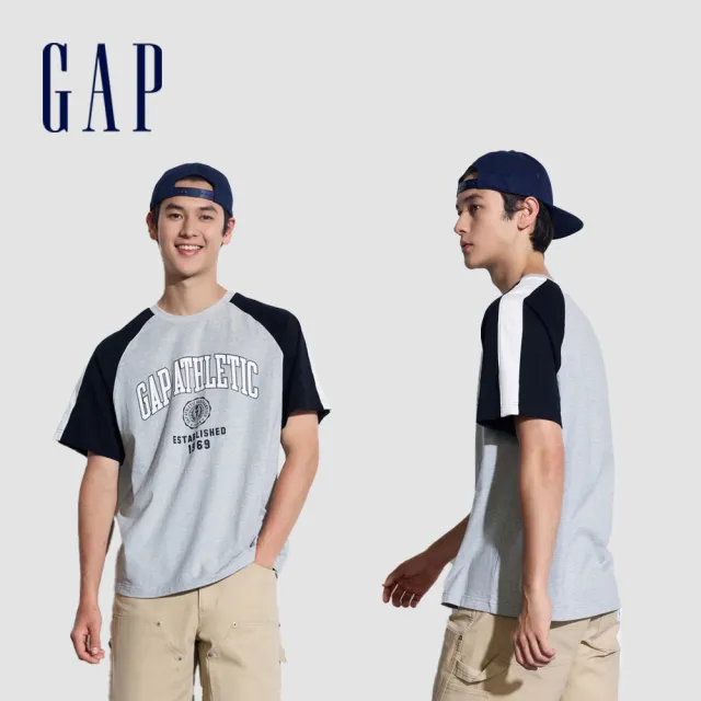 【GAP】男女裝 Logo圓領短袖T恤-多款任選(465273&460841&463174&460846&465581)