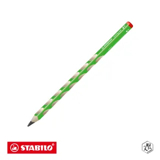【STABILO】人體工學思筆樂洞洞鉛筆右手 2B 淺綠色(原廠正貨)