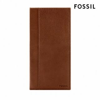 【FOSSIL 官方旗艦館】Mykel 真皮長夾 -棕色 SML1892210