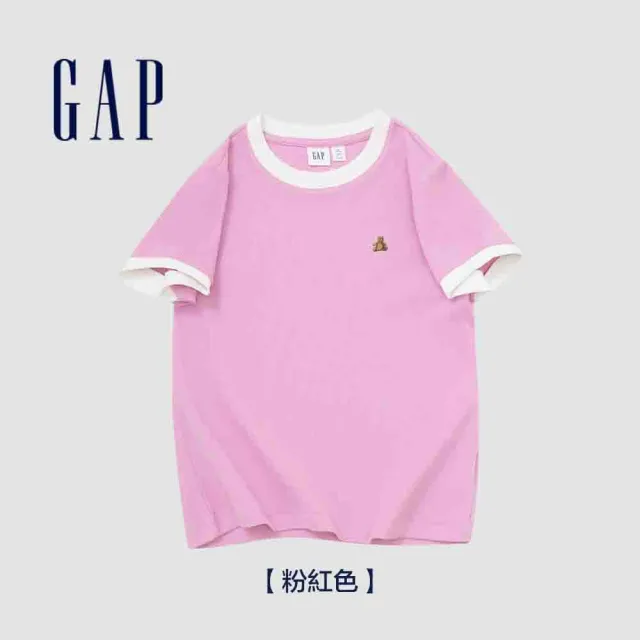 【GAP】女裝 Logo小熊圓領短袖T恤-多色可選(429376)