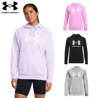 【UNDER ARMOUR】UA官方直營 女 Rival Fleece Big Logo 長袖帽T(多款任選)