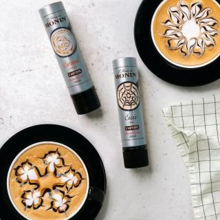 【MONIN】藝術家淋醬筆任選2入組 150ml/每瓶(咖啡拉花 烘焙DIY 情人節傳情 首選夥伴)