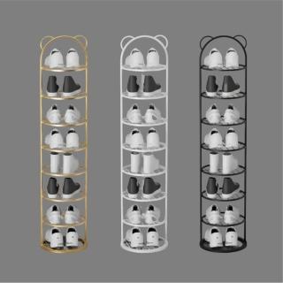 【UVstar 優品星球】奶油風 收納鞋櫃架 八層款(鞋架 置物架 收納架 玄關 衣帽架 鞋櫃)