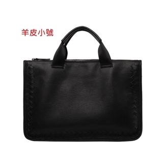 【巴黎精品】現貨+預購 公事包真皮手提包(手工編織大容量柔軟男包包3款a1gs2)