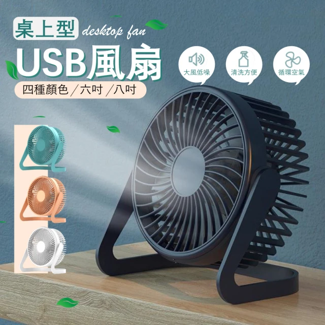 樂邦 6吋USB風扇(電風扇 立扇 桌扇 辦公)