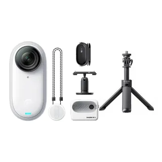 【Insta360】GO 3S 防抖相機 128GB標準版靈動白 迷你腳架組(原廠公司貨)