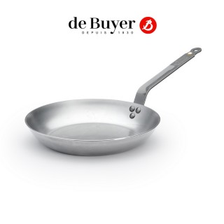 【de Buyer 畢耶】原礦蜂蠟鐵鍋 傳統單柄平底鍋26cm-IH爐可用鍋