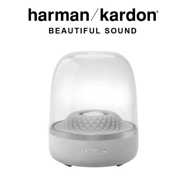 【Harman Kardon】Aura Studio 4 無線藍牙喇叭 流光白(第四代水母喇叭)