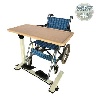 【Rollker羅克】多功能升降桌 側邊桌 床邊桌 無段調整 低底座(NO.365-機械式)