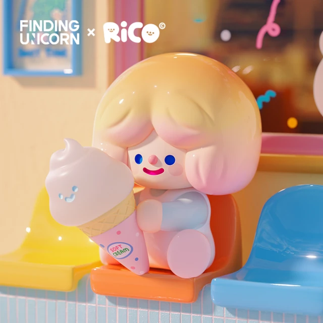 FINDING UNICORN Rico 甜品時光系列公仔盒玩(兩入隨機款)