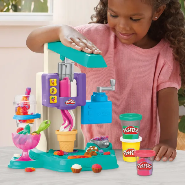 【ToysRUs 玩具反斗城】Play-Doh 培樂多 彩虹冰淇淋遊戲組