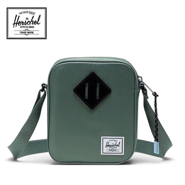 【Herschel】官方直營 側背包 小包 斜背包 防潑水 2.5L Heritage Crossbody 綠(11239-06243-OS)