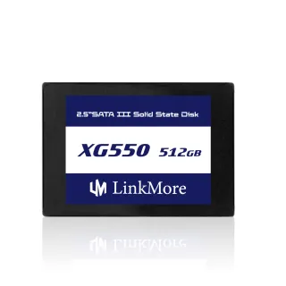 【LinkMore】XG550 512GB(2.5吋 SATAIII SSD 固態硬碟 TLC XG550-512GB 讀540M/寫500M)