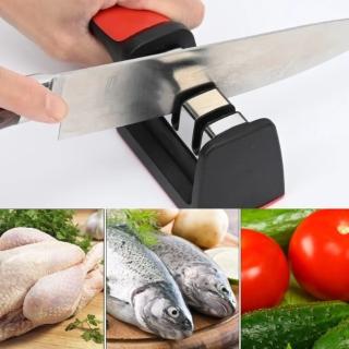 家用廚房三段手持磨刀器(鋒利料理刀菜刀打磨 knife)