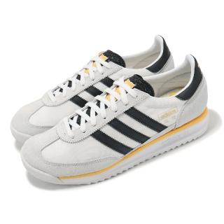 【adidas 愛迪達】休閒鞋 SL 72 RS 男鞋 女鞋 米白 黑 橘 麂皮 復古 愛迪達(IH4823)