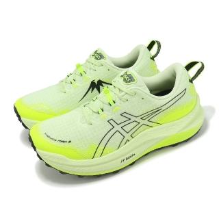 【asics 亞瑟士】越野跑鞋 Trabuco Max 3 男鞋 螢光綠 厚底 弧形大底 戶外 運動鞋 亞瑟士(1011B800300)