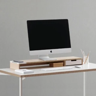 【DESKER】MONITOR STAND 1000型 多功能螢幕架（USB/無線充電）