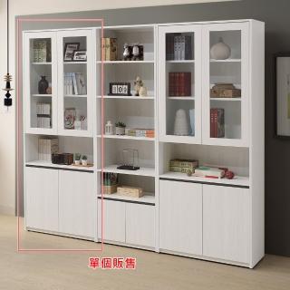 【AS 雅司設計】普洛2.7尺四門書櫃-80*40*201.5cm