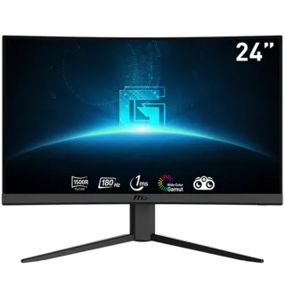 【MSI 微星】Optix G24C4 E2 24型 VA FHD曲面電競螢幕(1500R/16:9/180Hz/Adaptive sync)