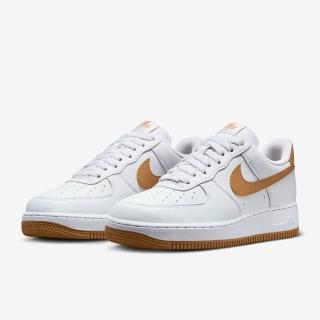 【NIKE 耐吉】運動鞋 休閒鞋 女鞋 男鞋 W AIR FORCE 1 07 NEXT NATURE 白 卡其棕 AF1 低筒(DC9486103)