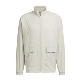 【adidas 愛迪達】ST FL MH WV JKT 男 立領 外套 運動 訓練 休閒 寬鬆 輕薄 卡其(IT3955)