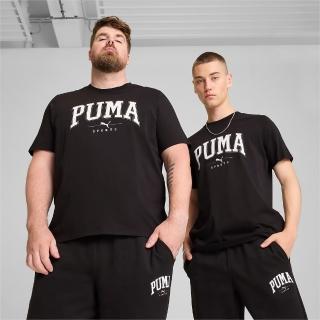 【PUMA】短袖上衣 男款 運動 Squad 歐規 黑 68179101