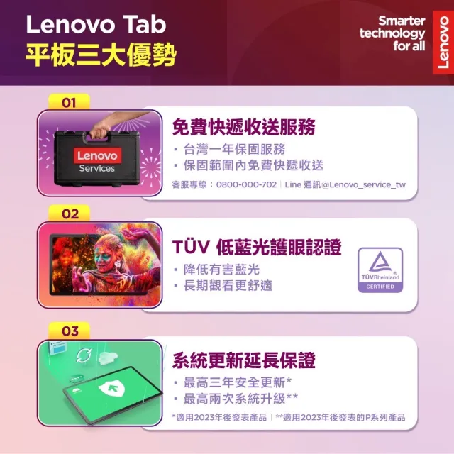 3入組【Lenovo】Tab M11 11吋 4G/64G WIFI 平板電腦