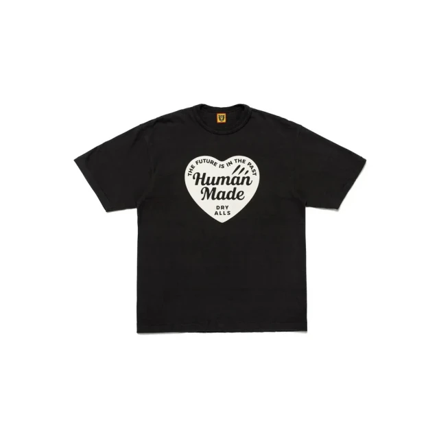 Human Made Heart Graphic Tee 愛心Logo 黑色 HM28TE007