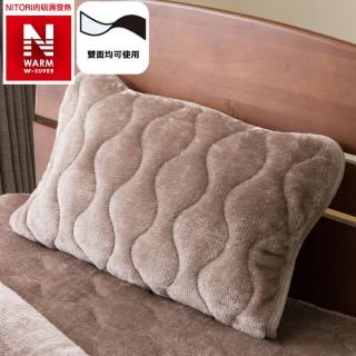 【NITORI 宜得利家居】極致吸濕發熱 枕頭保潔墊 N WARM WSP MO A2412(極致吸濕發熱 保潔墊 N WARM)