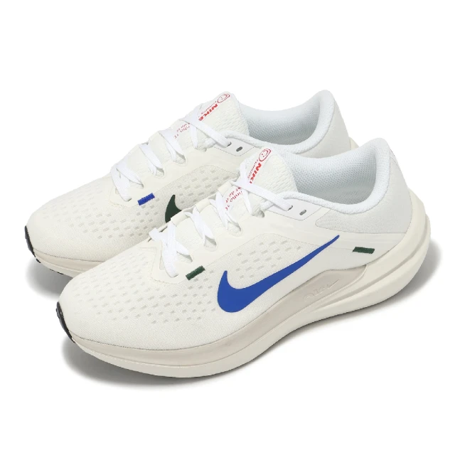 NIKE 耐吉 慢跑鞋 Wmns Air Winflo 10 女鞋 米白 藍 緩衝 透氣 回彈 運動鞋(HQ1184-141)