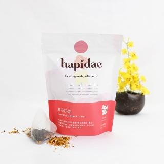 【hapidae】經典特色桂花紅茶3gx15入(臺灣桂花;紅茶;三角茶包)