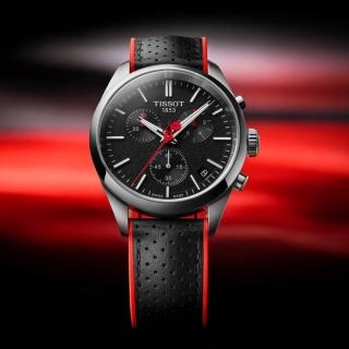 【TISSOT 天梭】官方授權 PR 100 Vuelta 環西自由車賽 計時手錶 男錶-40mm(T1504171105101)