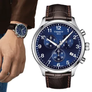 【TISSOT 天梭】SUPERSPORT CHRONO 三眼計時腕錶 618 週年慶 畢業禮物 (T1166171604700)