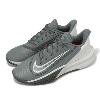 【NIKE 耐吉】籃球鞋 Precision VII 男鞋 灰 紅 輕量 運動鞋(FN4322-003)
