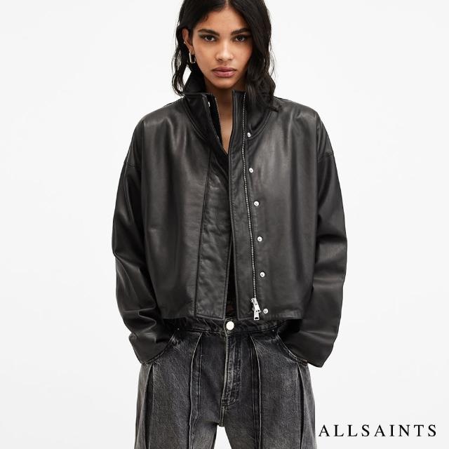 【ALLSAINTS】RYDER 寬鬆羊皮皮衣外套 W012LC(寬鬆版型)