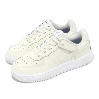 【NIKE 耐吉】童鞋 Force 1 Low EasyOn LV8 1 PS 中童 米白 藍 休閒鞋(FV6104-100)