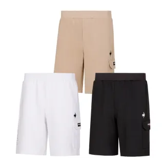 【LE COQ SPORTIF 公雞】休閒潮流針織運動短褲 男女款-3色-LWU83281