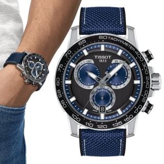 【TISSOT 天梭】SUPERSPORT CHRONO 三眼計時腕錶 錶 手錶 送禮 (T1256171705103)