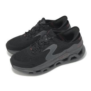 【SKECHERS】休閒鞋 Glide-Step Altus Slip-Ins 男鞋 黑 緩衝 輕量 套入式 懶人鞋(232921-BKCC)