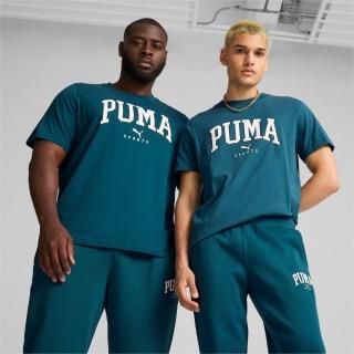 【PUMA】短袖上衣 男款 運動 歐規 Squad 藍綠 68179122