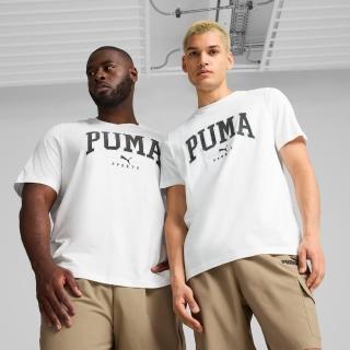 【PUMA】短袖上衣 男款 運動 歐規 Squad 白 68179102